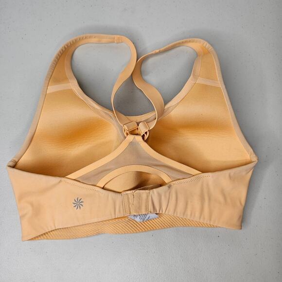 Athleta Women's Advance Bra B-G Size 32D Black & Sunset Orange Activewear Active - Picture 6 of 9